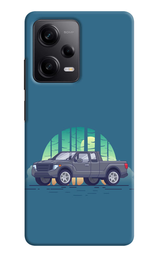 Retro Garage Vibe Poco X5 5G Hard Case Back Cover by Casekaro