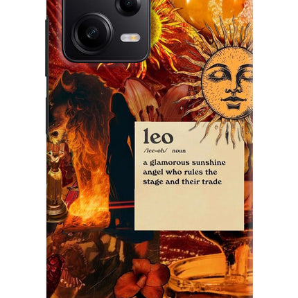 Leo Zodiac Poco X5 5G Hard Case Back Cover by Casekaro