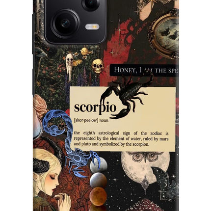 Scorpio Zodiac Poco X5 5G Hard Case Back Cover by Casekaro