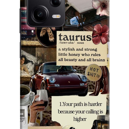 Taurus Zodiac Poco X5 5G Hard Case Back Cover by Casekaro