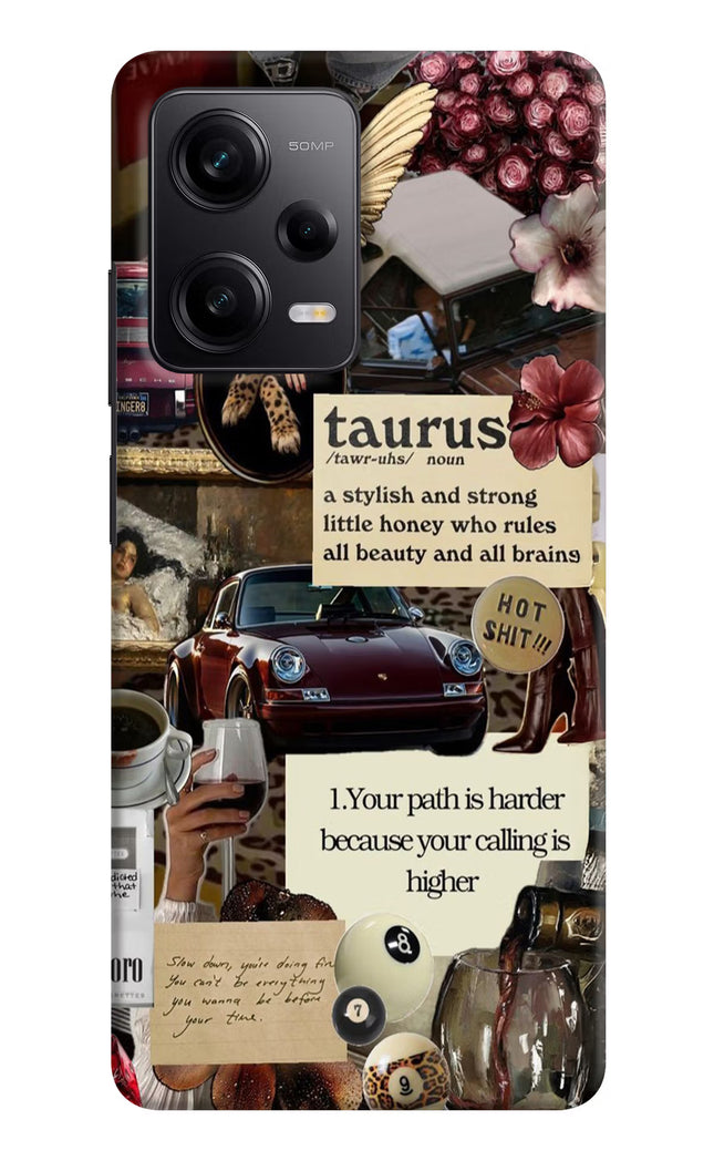 Taurus Zodiac Poco X5 5G Hard Case Back Cover by Casekaro