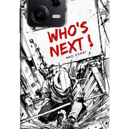 Who's Next Poco X5 5G Hard Case Back Cover by Casekaro