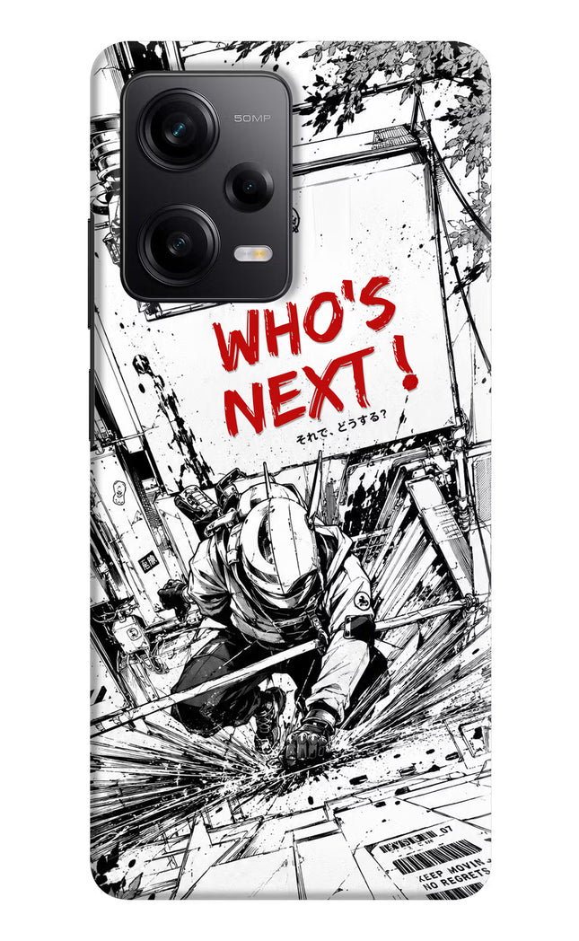 Who's Next Poco X5 5G Hard Case Back Cover by Casekaro