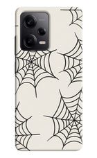 Spider Web Poco X5 5G Hard Case Back Cover by Casekaro