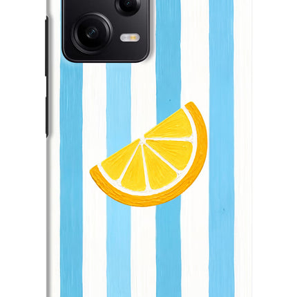 Summer Lemon Poco X5 5G Hard Case Back Cover by Casekaro