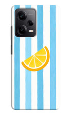 Summer Lemon Poco X5 5G Hard Case Back Cover by Casekaro