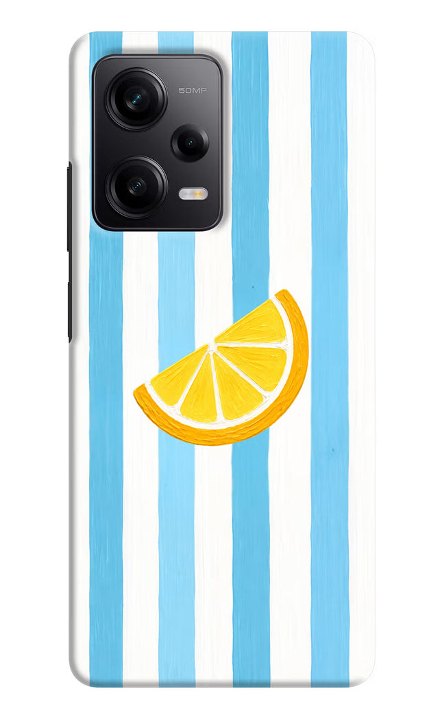 Summer Lemon Poco X5 5G Hard Case Back Cover by Casekaro