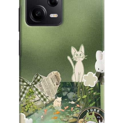 Aesthetic anime Poco X5 5G Hard Case Back Cover by Casekaro