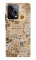 Vintage case Poco X5 5G Hard Case Back Cover by Casekaro
