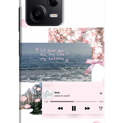 Wave to earth Poco X5 5G Hard Case Back Cover by Casekaro
