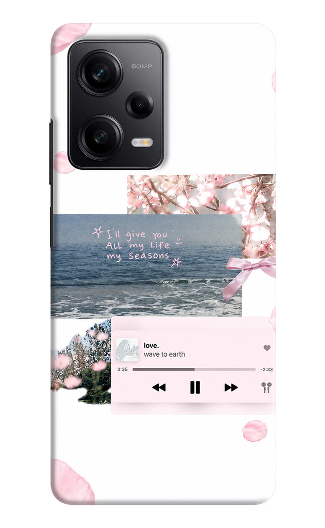 Wave to earth Poco X5 5G Hard Case Back Cover by Casekaro