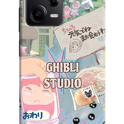 Studio Ghibli Poco X5 5G Hard Case Back Cover by Casekaro