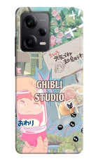 Studio Ghibli Poco X5 5G Hard Case Back Cover by Casekaro