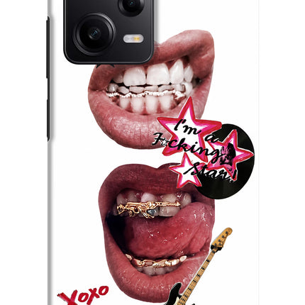 Rockstar Poco X5 5G Hard Case Back Cover by Casekaro
