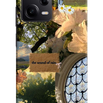 Rain Poco X5 5G Hard Case Back Cover by Casekaro