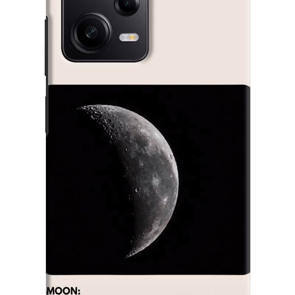 Moon Phase Poco X5 5G Hard Case Back Cover by Casekaro