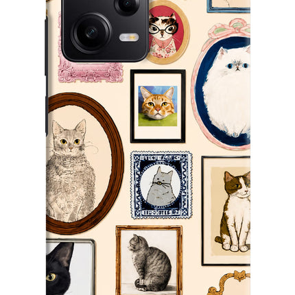 Mirror Cats Poco X5 5G Hard Case Back Cover by Casekaro