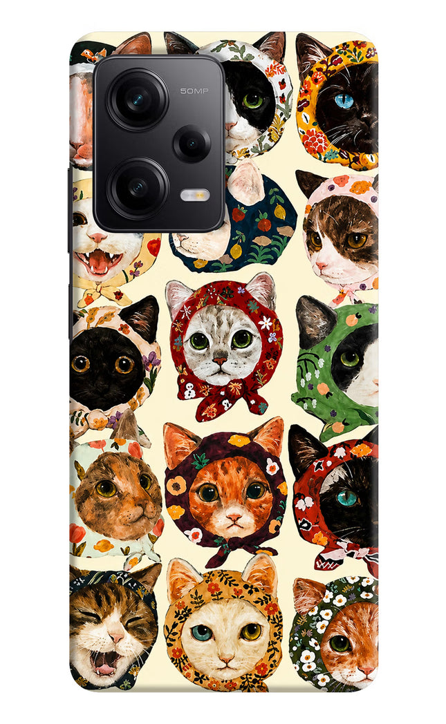 Cool Cat Poco X5 5G Hard Case Back Cover by Casekaro