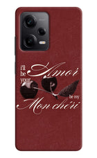Velvet Cherry Poco X5 5G Hard Case Back Cover by Casekaro