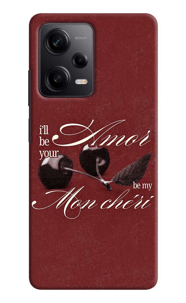 Velvet Cherry Poco X5 5G Hard Case Back Cover by Casekaro