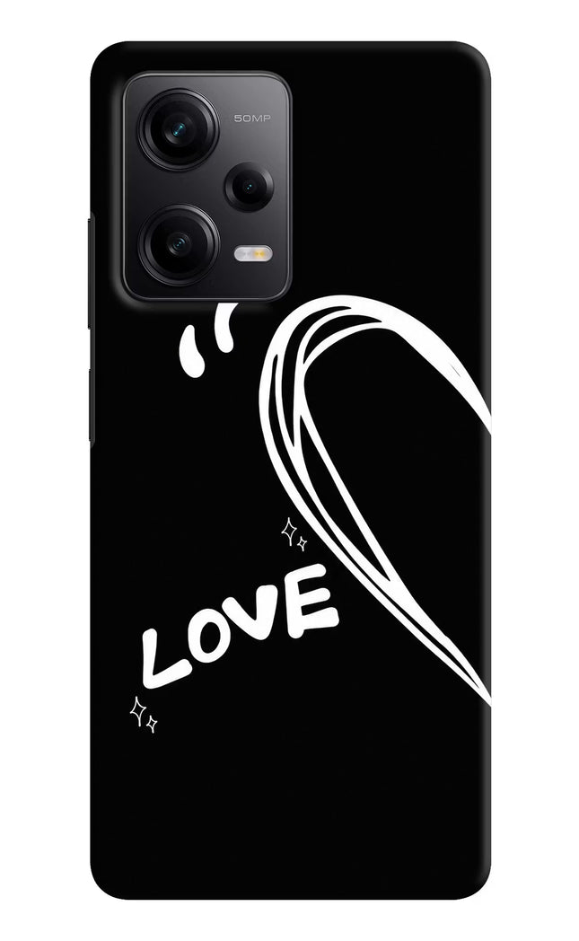 Love Line Poco X5 5G Hard Case Back Cover by Casekaro