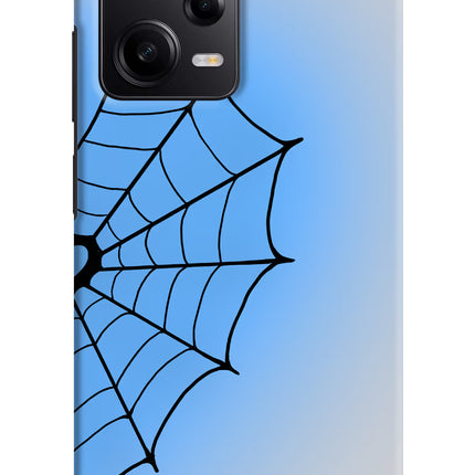 Blue Web Poco X5 5G Hard Case Back Cover by Casekaro