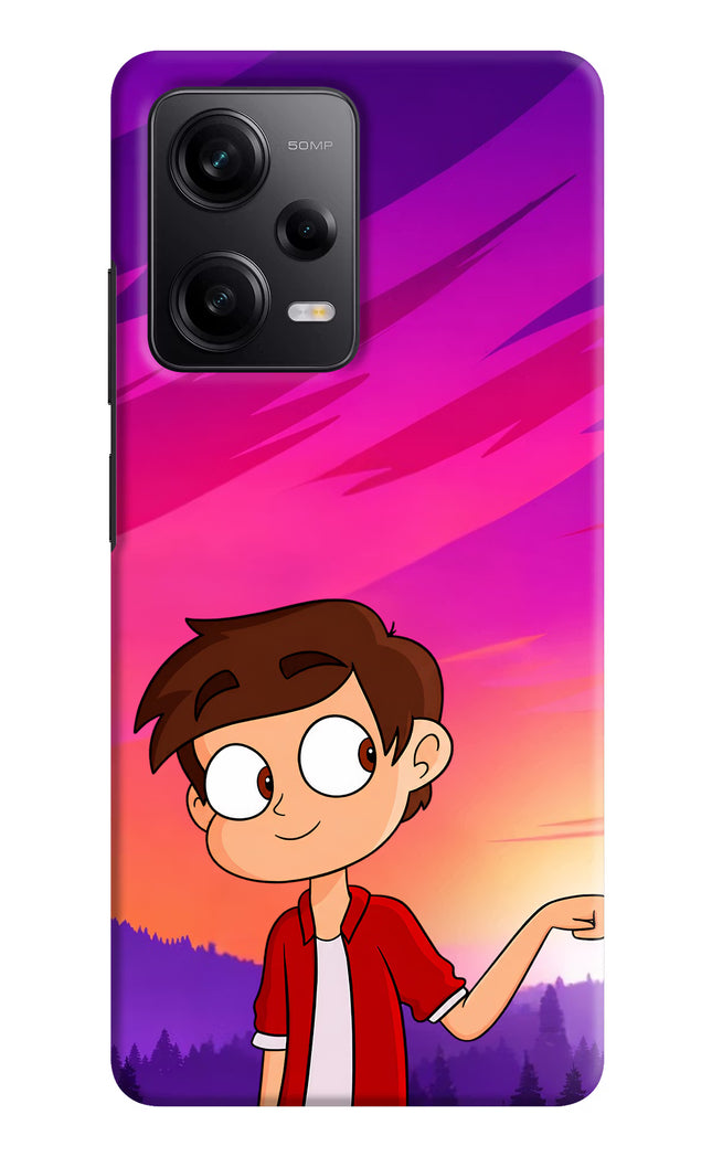 Marco Sunset Poco X5 5G Hard Case Back Cover by Casekaro