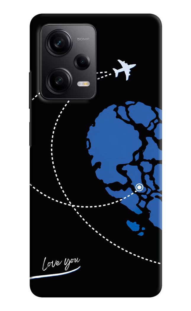 Love Orbit Poco X5 5G Hard Case Back Cover by Casekaro