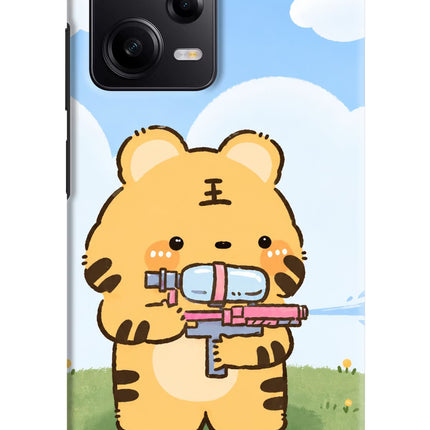 Tiger Treat Poco X5 5G Hard Case Back Cover by Casekaro