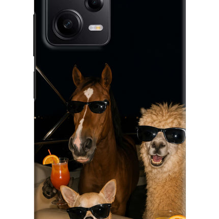 Party Squad Poco X5 5G Hard Case Back Cover by Casekaro