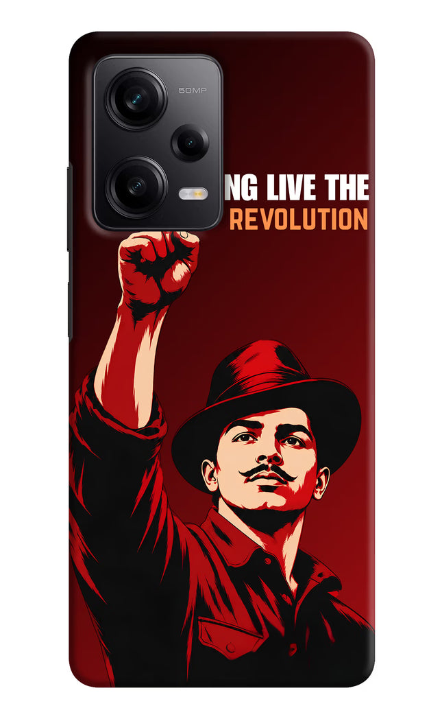 Bhagat Singh Revolution Poco X5 5G Back Cover