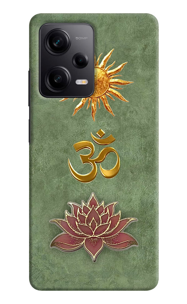Om & Lotus Poco X5 5G Back Cover