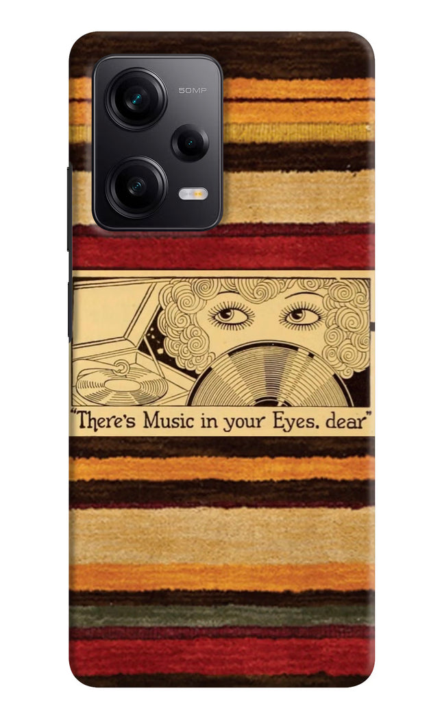 Vinyl Stripes Poco X5 5G Hard Case Back Cover by Casekaro