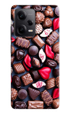 Chocolates Poco X5 5G Pop Case by Casekaro