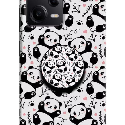 Cute Panda Poco X5 5G Pop Case by Casekaro