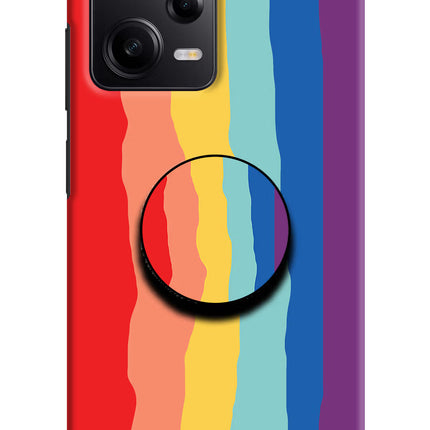 Rainbow Poco X5 5G Pop Case by Casekaro