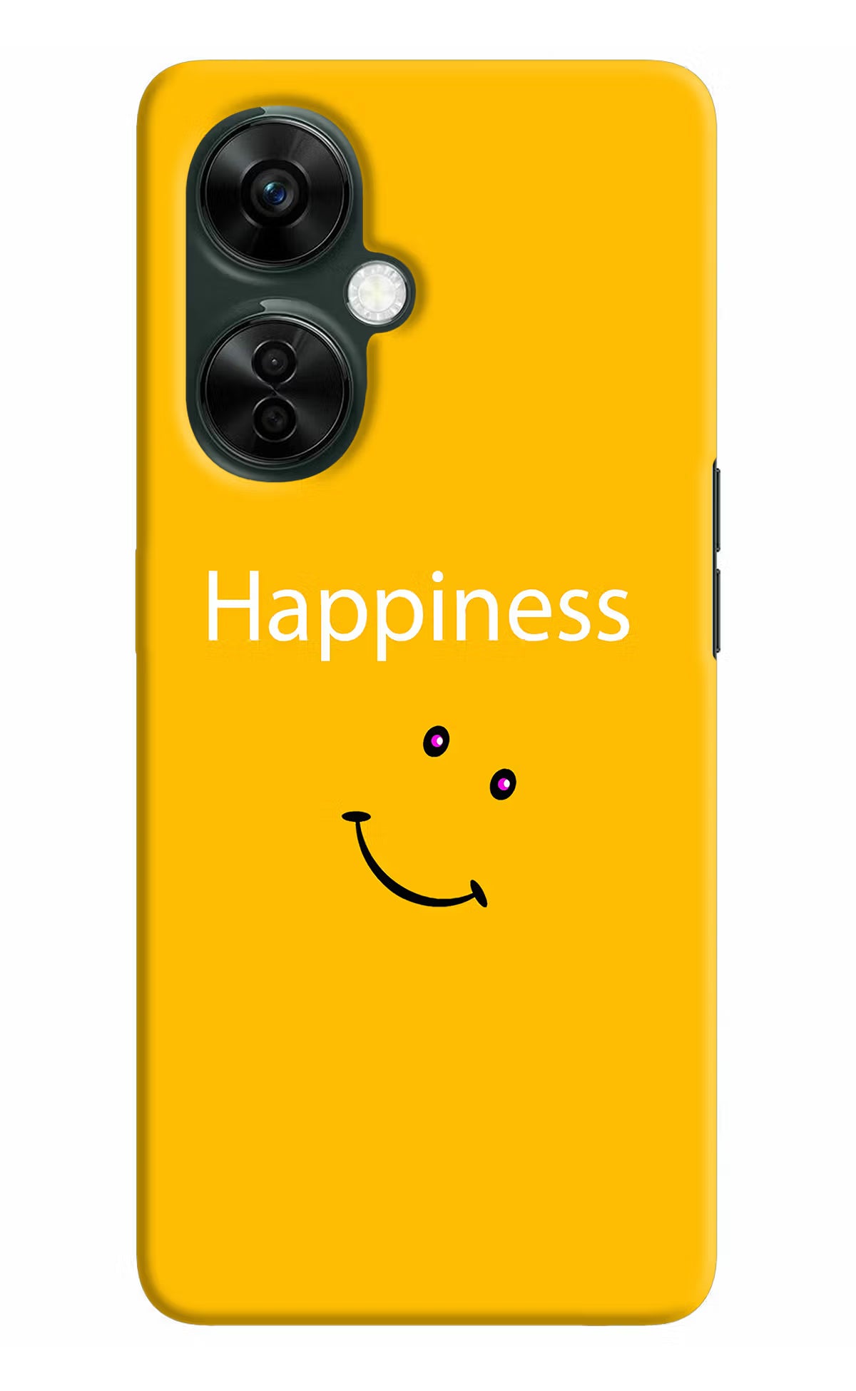 Happiness With Smiley OnePlus Nord CE 3 Lite 5G Hard Case Back Cover by Casekaro