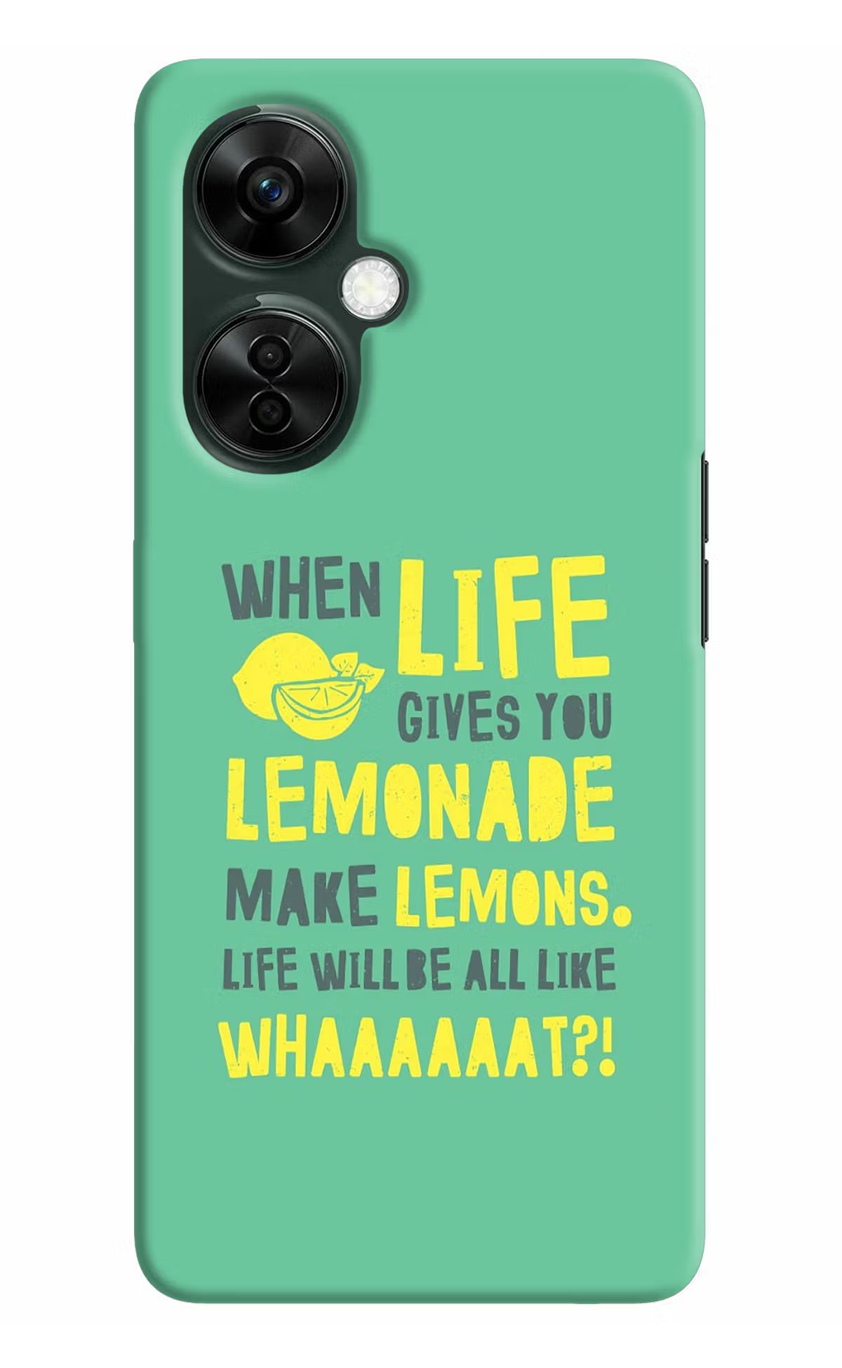 Quote OnePlus Nord CE 3 Lite 5G Hard Case Back Cover by Casekaro