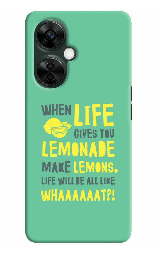 Quote OnePlus Nord CE 3 Lite 5G Hard Case Back Cover by Casekaro