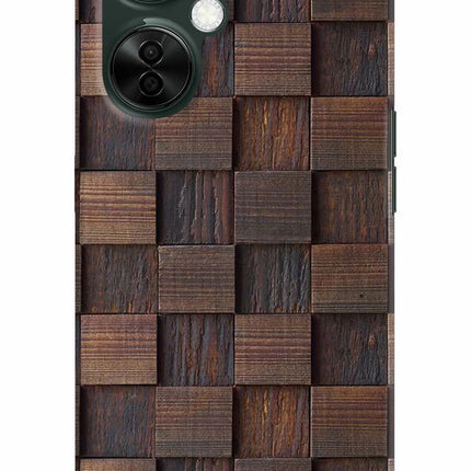Wooden Cube Design OnePlus Nord CE 3 Lite 5G Hard Case Back Cover by Casekaro