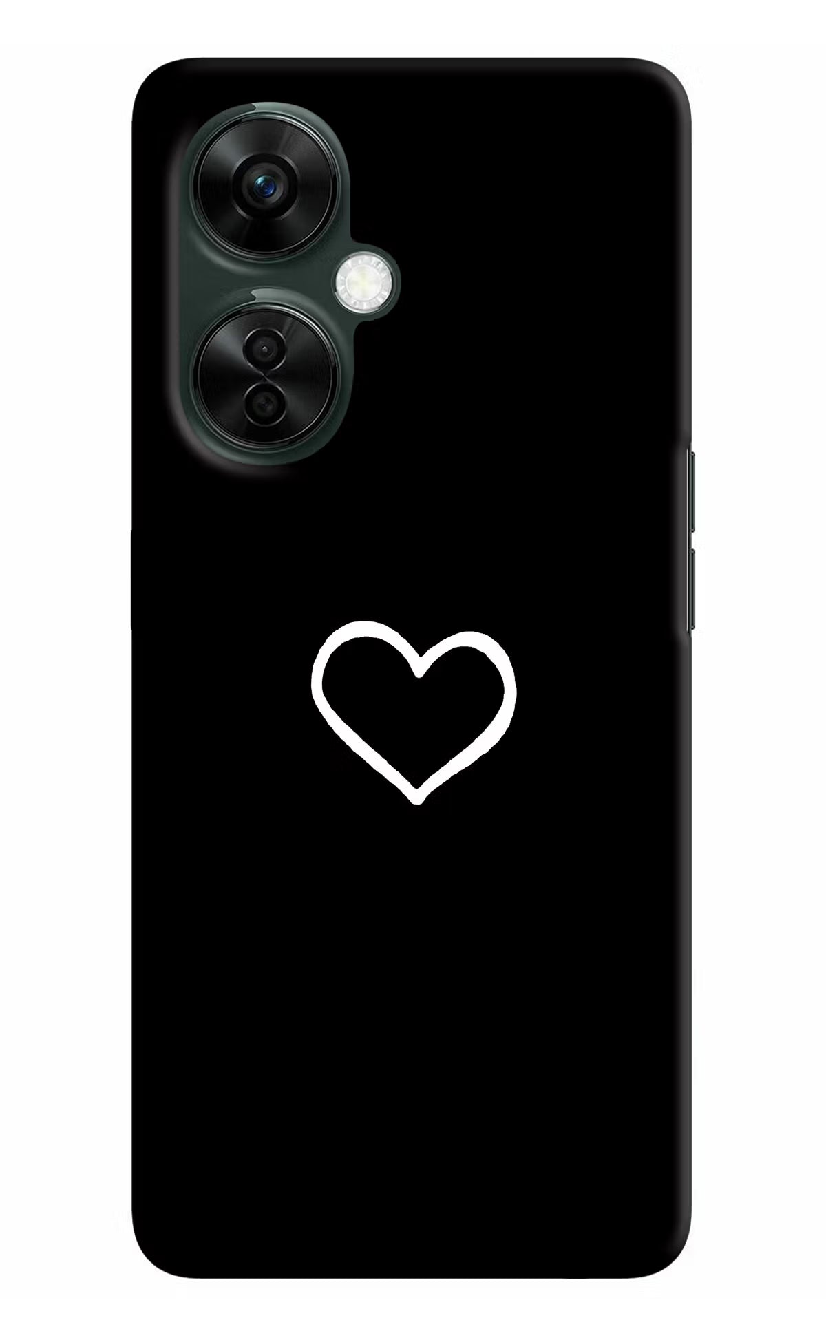 Heart OnePlus Nord CE 3 Lite 5G Hard Case Back Cover by Casekaro