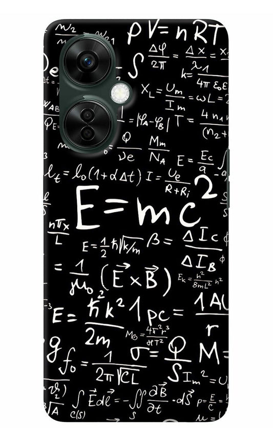 Physics Albert Einstein Formula OnePlus Nord CE 3 Lite 5G Back Cover