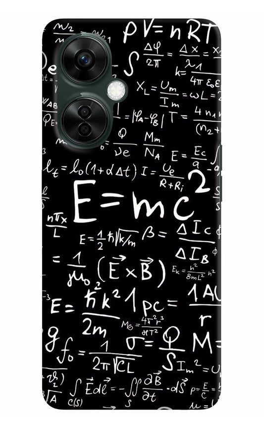 Physics Formula OnePlus Nord CE 3 Lite 5G Hard Case Back Cover by Casekaro