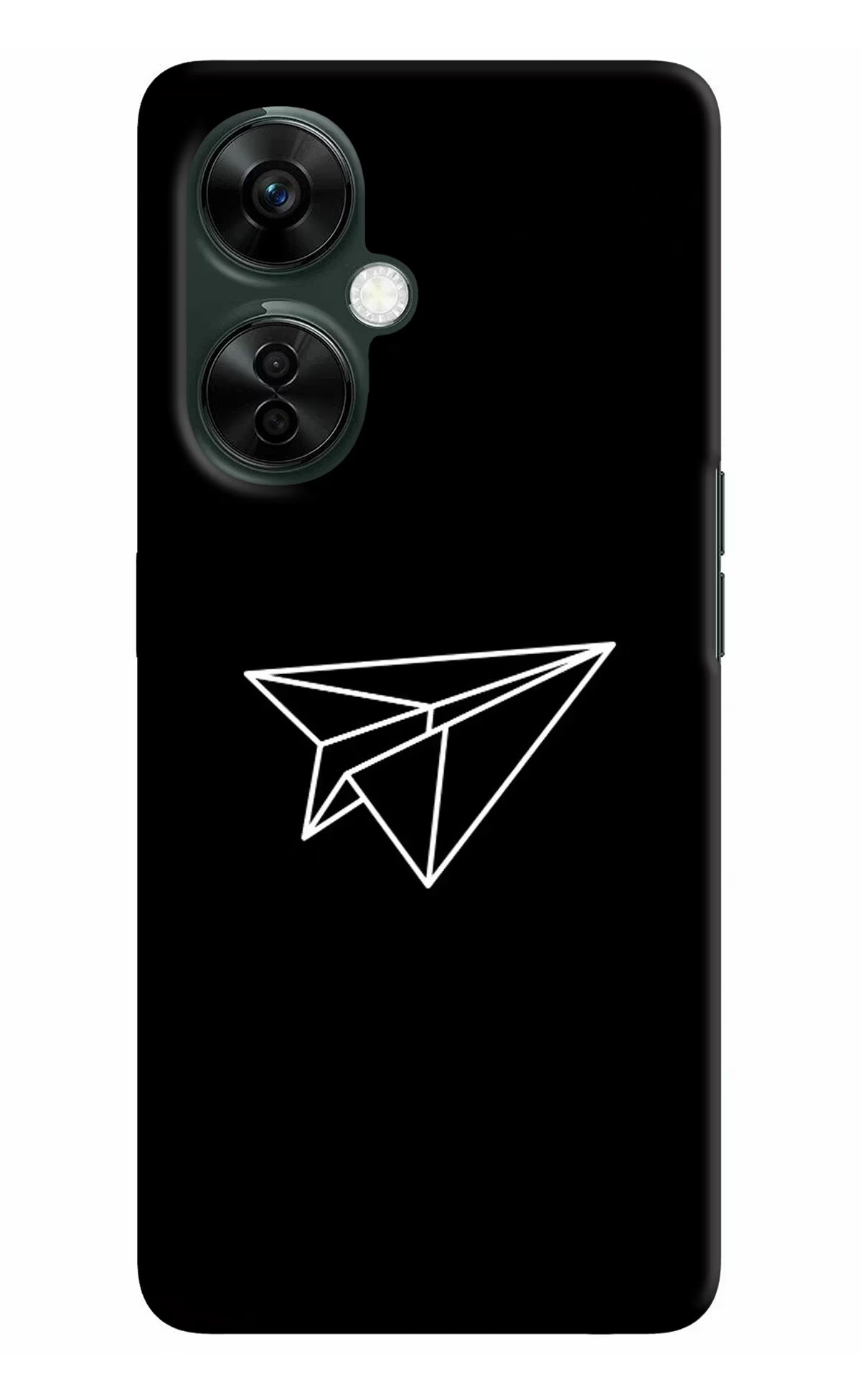 Paper Plane White OnePlus Nord CE 3 Lite 5G Hard Case Back Cover by Casekaro