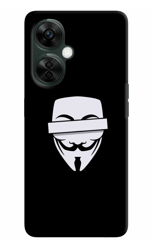 Anonymous Face OnePlus Nord CE 3 Lite 5G Hard Case Back Cover by Casekaro