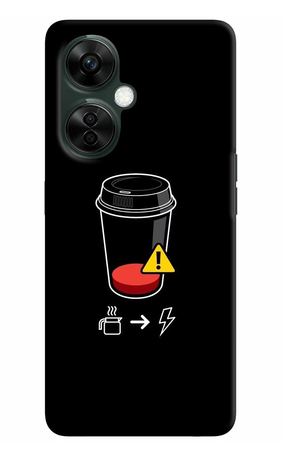Coffee OnePlus Nord CE 3 Lite 5G Hard Case Back Cover by Casekaro