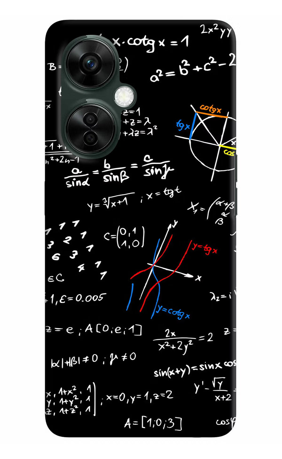 Mathematics Formula OnePlus Nord CE 3 Lite 5G Back Cover, Hard case
