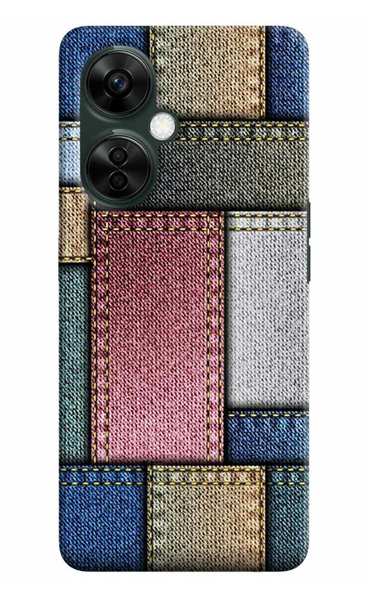 Multicolor Jeans OnePlus Nord CE 3 Lite 5G Hard Case Back Cover by Casekaro