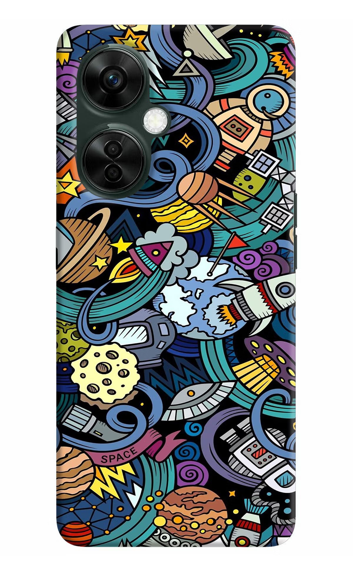 Space Abstract OnePlus Nord CE 3 Lite 5G Hard Case Back Cover by Casekaro