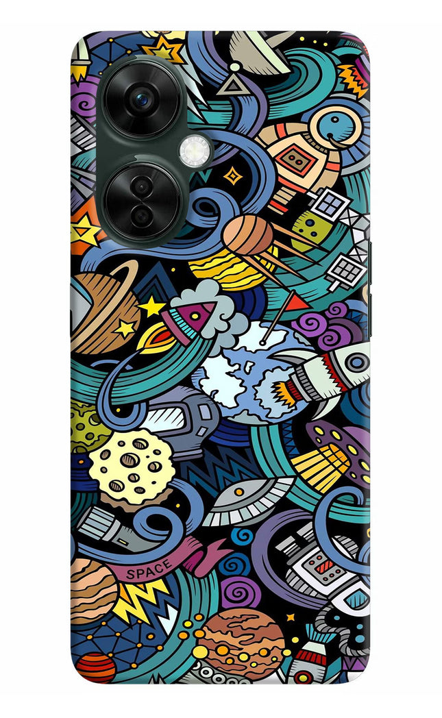 Space Abstract OnePlus Nord CE 3 Lite 5G Hard Case Back Cover by Casekaro